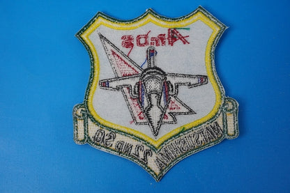 Patch JASDF T-2 22FTS Amos Matsushima Base High Visibility without hook and loop