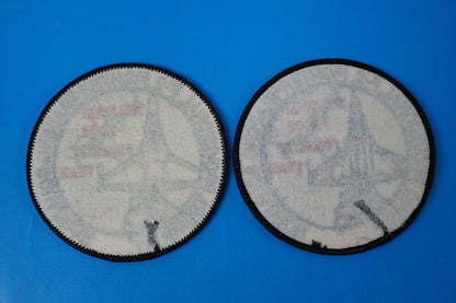 Patch JASDF F-2 THE 2002-2003 FINANCIAL YEAR Aircraft color variations 2 piece set without hook and loop