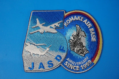 Patch JASDF 1st Transport Wing Komaki Base 50th Anniversary Shachi without hook and loop