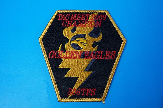 Patch JASDF 306th Squadron Golden Eagles TAC MEET Combat Competition 2009 Champion Low Visibility without hook and loop