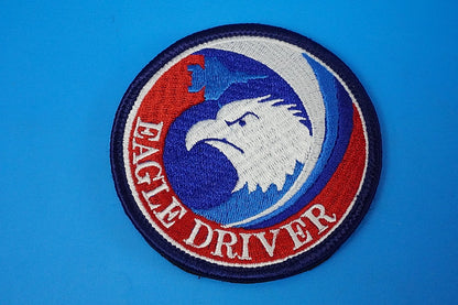 Patch JASDF F-15 EAGLE DRIVER high visibility with hook and loop