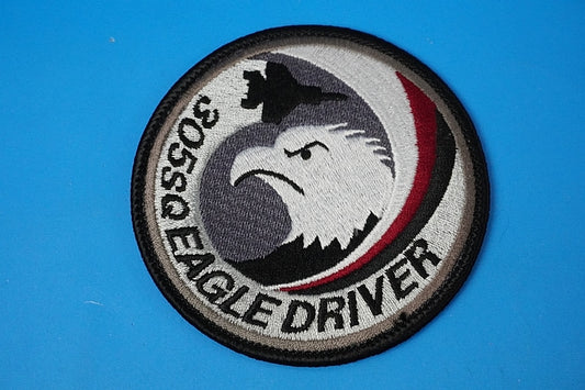 Patch JASDF 305SQ Eagle Driver Grey Background without hook and loop