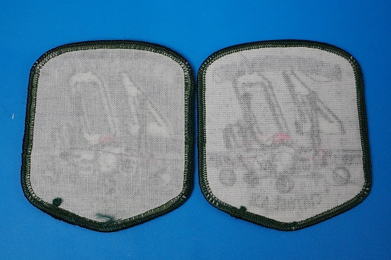 Patch JASDF Chitose 40th Anniversary high visibility & low visibility 2 pieces set without hook and loop