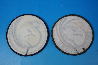 Patch JASDF Eagle Driver High Visibility Low Visibility 2 piece set with / without hook and loop