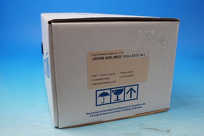 1:200 A350-900 JAL black A350 logo JA02XJ Pacmin airplane model