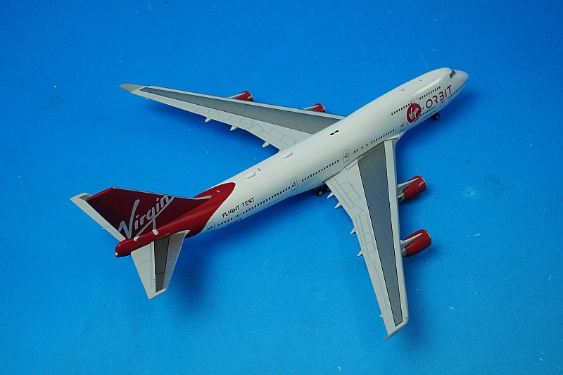 1:400 B747-400 Virgin Orbit with LauncherOne air-launched rocket N744VG XX40036 JC Wings airplane model