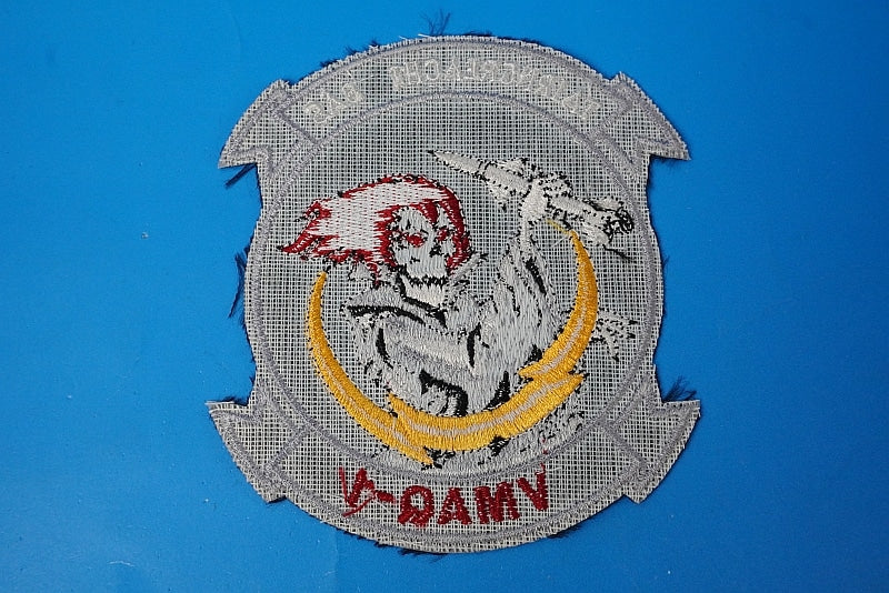 Patch USMC VMAQ-1 1st Tactical Electronic Warfare Squadron Samurai Version with hook and loop