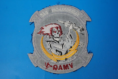 Patch USMC VMAQ-1 1st Tactical Electronic Warfare Squadron Samurai Version with hook and loop