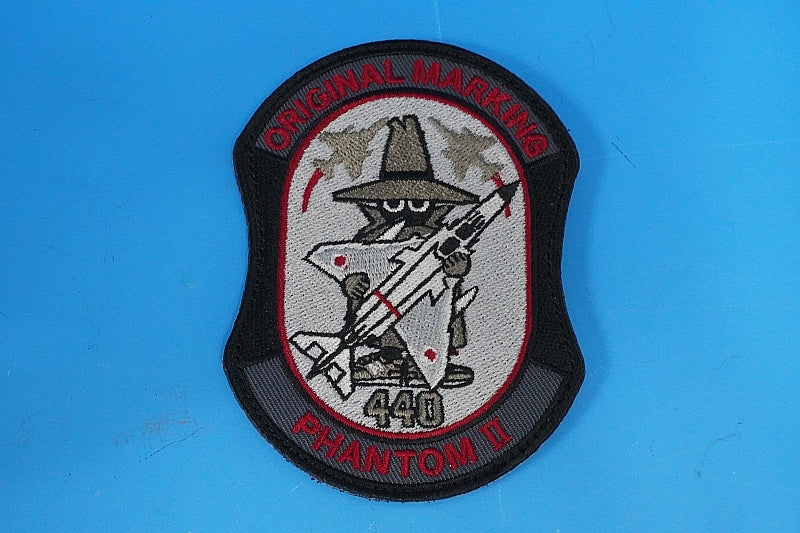 Patch JASDF Japan F 4EJ Kai Phantom ORIGINAL MARKING #17 8440 440th Spook Low Visibility with hook and loop