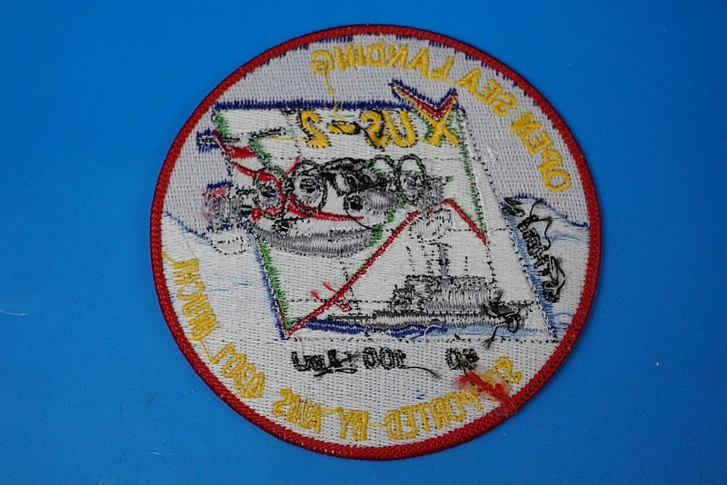 Patch JMSDF 51st Air Squadron Iwakuni Contingent XUS-2 Project AMS-4301 Hiuchi without hook and loop