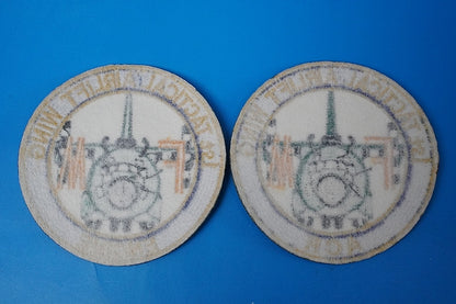 Patch JASDF 1st Transport Air Squadron Komaki Air Base ENGINE ACR Deformed 2 piece set without hook and loop