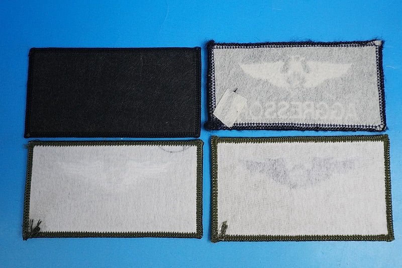 Patch JASDF Aggressor Golden Eagles Last Phantom Name Tag 4 piece set without hook and loop