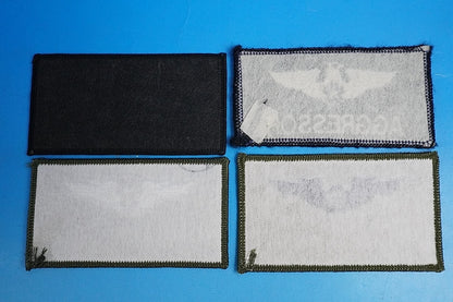 Patch JASDF Aggressor Golden Eagles Last Phantom Name Tag 4 piece set without hook and loop