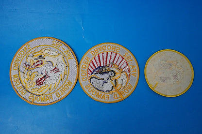 Patch USN (United States Navy) VFA-192 GOLDEN DRAGONS - 2 types, 3-piece set (no Velcro)