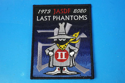 Patch JASDF F-4EJ Kai 301st Squadron Last Phantom 1973-2020 Spook Square without hook and loop