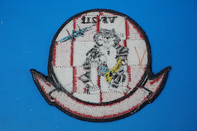 Patch USN F-14A Tomcat VF-211 Fighting Checkmates without hook and loop