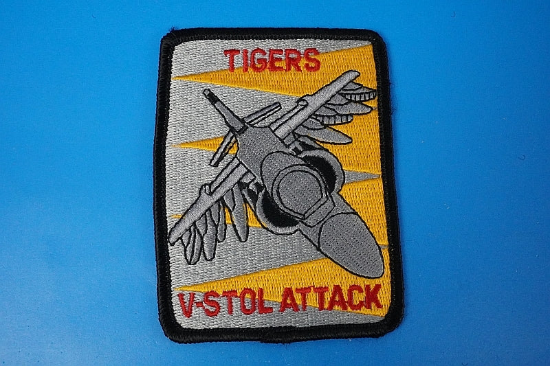 Patch USAF Hawker Siddeley Harrier V-STOL ATTACK without hook and loop