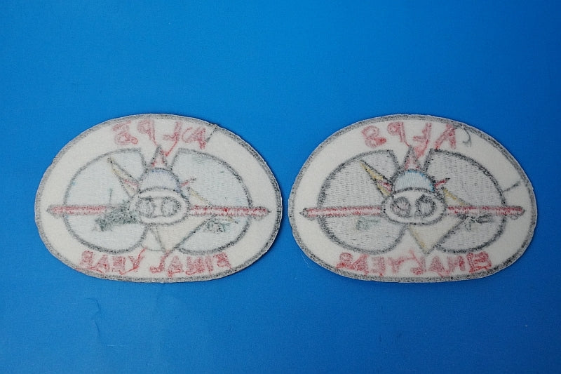 Patch JASDF ALPS Final Year High Visible Low Visible 2 Piece Set without hook and loop