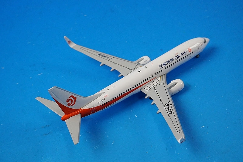 1:400 B737-800 OK Air Okay Airways 9999th Boeing 737 B-1228 XX4410 JC Wings airplane model