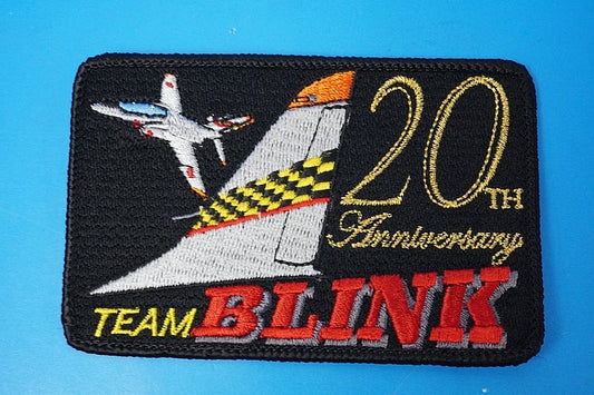 Patch JASDF T-4 TEAM BLINK 20th anniversary without hook and loop