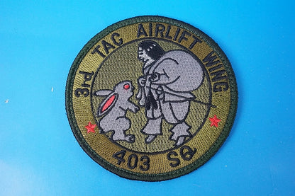Patch JASDF Inaba's White Rabbit Low Visibility with hook and loop