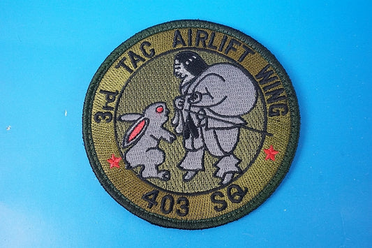 Patch JASDF Inaba's White Rabbit Low Visibility with hook and loop