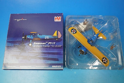 1:48 Stearman PT-17 USN 41-8169 HA8101 HOBBY MASTER airplane model