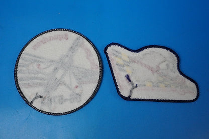 Patch JASDF T-4 #06-5782 2piece set without hook and loop