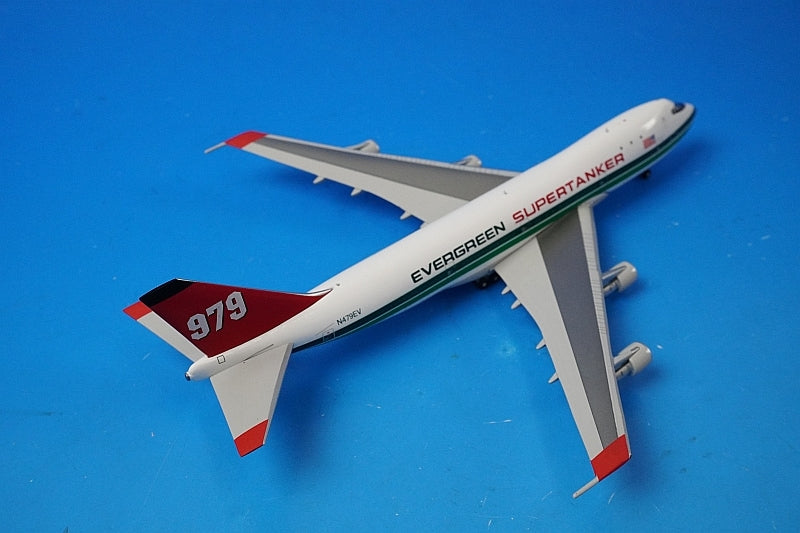 1:400 B747-100 Evergreen International Supertanker 979 N479EV BB4-741-001 JC Wings airplane model