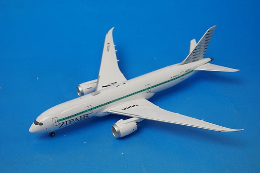 1:400 B787-8 ZIPAIR New Paint Wing Ground Posture JA825J 59017 NG Model airplane Model