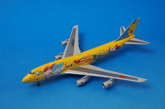 1:400 B747-400 ANA Pokemon Pikachu Jumbo JA8957 74403 Gemini airplane model
