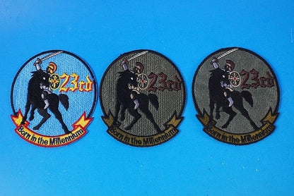 Patch JASDF Flight Training Squadron Nyutabaru Air Base High Visibility & Low Visibility 3-Piece Set with/without hook and loop