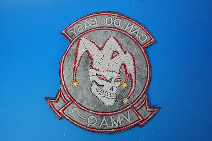 Patch USMN United States Marine Corps VMAQ-2/2nd Marine Tactical Electronic Warfare Squadron CAN DO EASY No Velcro