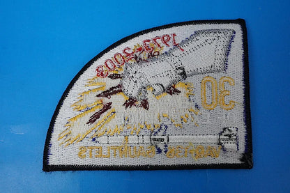 Patch USN U.S. Navy VAQ-136/136th Electronic Warfare Squadron Gauntlet 30 Years No Velcro