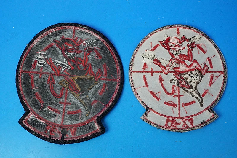 Patch USN U.S. Navy VX-31/31st Aviation Test Evaluation Dust Devils Top Gun Maverick Set of 2 Large and Small No Velcro