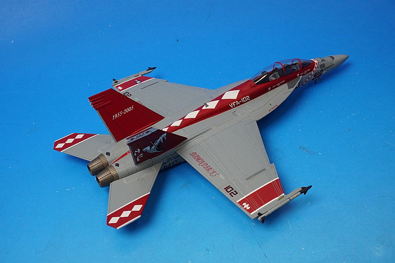 1:72 F/A-18F (two-seat version), U.S. Navy Strike Fighter Squadron 102, Diamondbacks, 50th Anniversary of Squadron Establishment, Atsugi Air Base, NF102/#165882 HA5132 Hobby Master airplane model