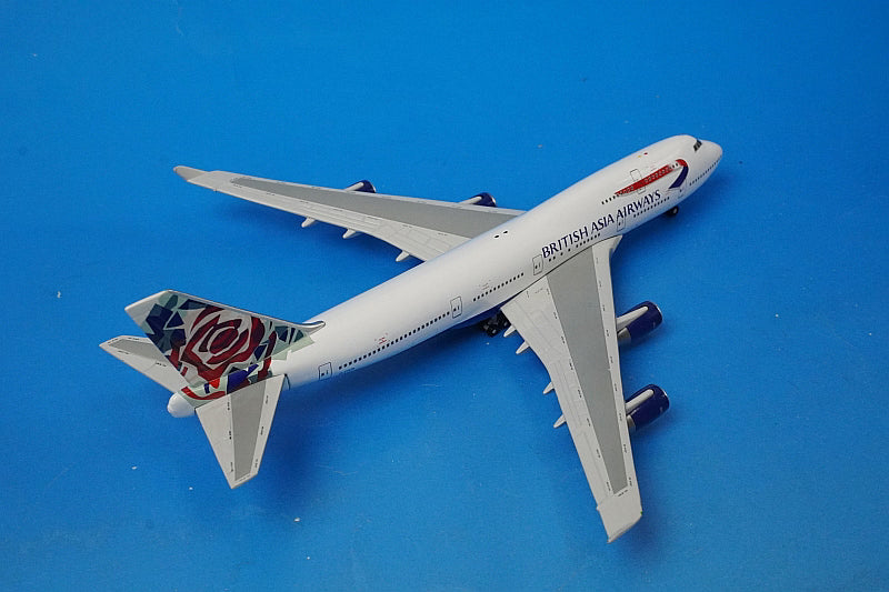 1:400 British B747-400 Chelsea Rose G-CIVB GJBAW021 Gemini airplane model