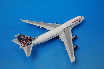 1:400 British B747-400 Chelsea Rose G-CIVB GJBAW021 Gemini airplane model