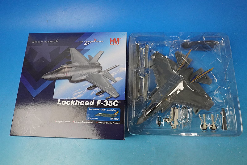 1:72 F-35C Lightning II US Navy 23rd Test and Evaluation Squadron Salty Dogs Prototype No. 1 CF-01 HA6202 Hobby Master airplane model