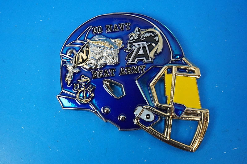 Challenge Coin US Navy Army Navy Game Blue Angels Jets Football Coin