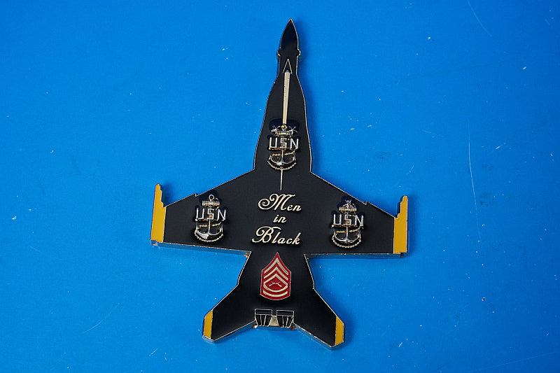 Challenge Coin US Navy Blue Angels Men in Black Coin
