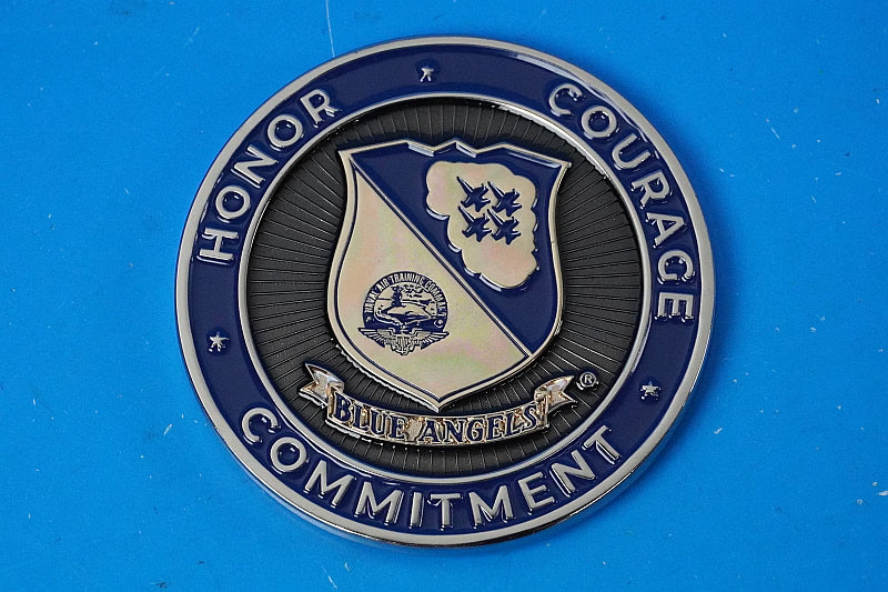 Challenge Coin US Navy Blue Angels Demonstration Squadron Coin