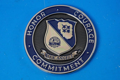 Challenge Coin US Navy Blue Angels Demonstration Squadron Coin