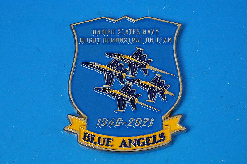 Challenge Coin US Navy Blue Angels 75th Anniversary Coin