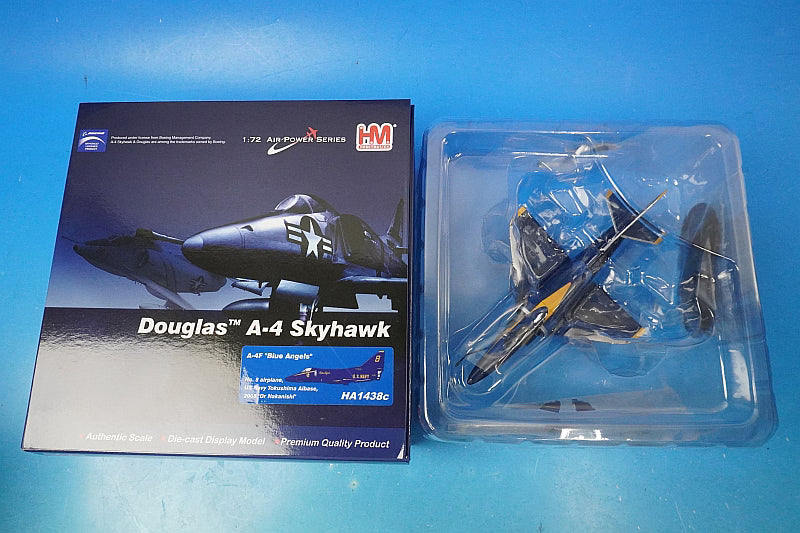 1:72 A-4F Skyhawk, US Navy Blue Angels, Tokushima 2008 HA1438C Hobby Master airplane model