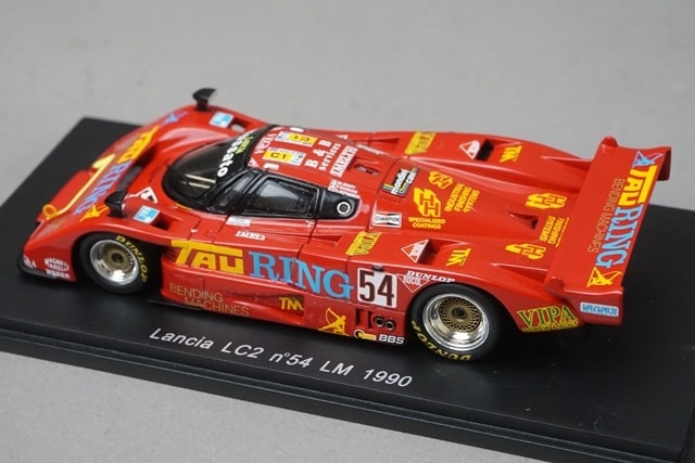 1:43 SPARK S0659 Lancia LC2 Le Mans 1990 #54 model car