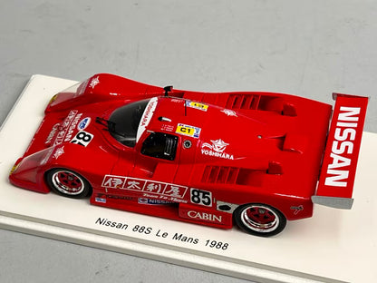 1:43 Spark S4396 Nissan 88S Le Mans 1988 #85 M. Troll / D. Ongais / Toshio Suzuki