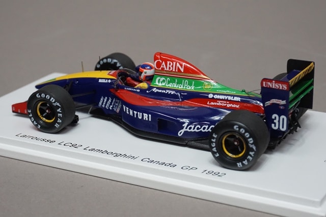 1:43 SPARK ROMU005 Larousse LC92 Lamborghini Canada GP 1992 #30 Ukyo Katayama