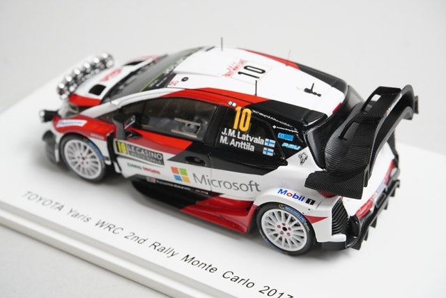 1:43 SPARK S5163 Toyota Yaris WRC 2nd Monte Carlo Rally 2017 #10 model car