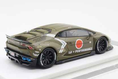 LB610-024 LB PERFORMANCE 1:64 LIBERTY WALK LB WORKS Huracan LP610 Green Fighter